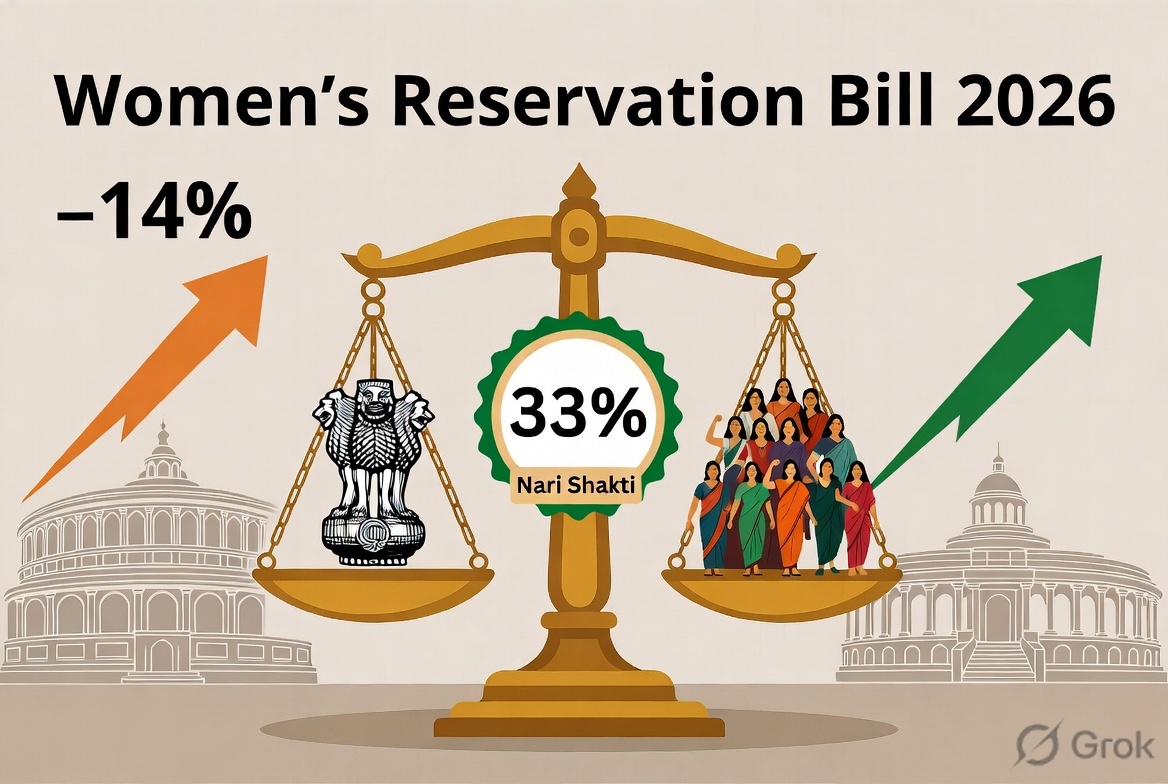 Image related to Women's Reservation Act 2026: 33% Quota in Lok Sabha